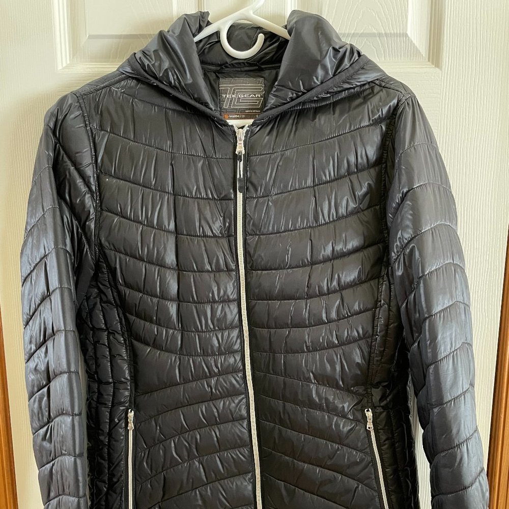 Tek Gear Lightweight Women's Fitted Hooded Jacket Size Large